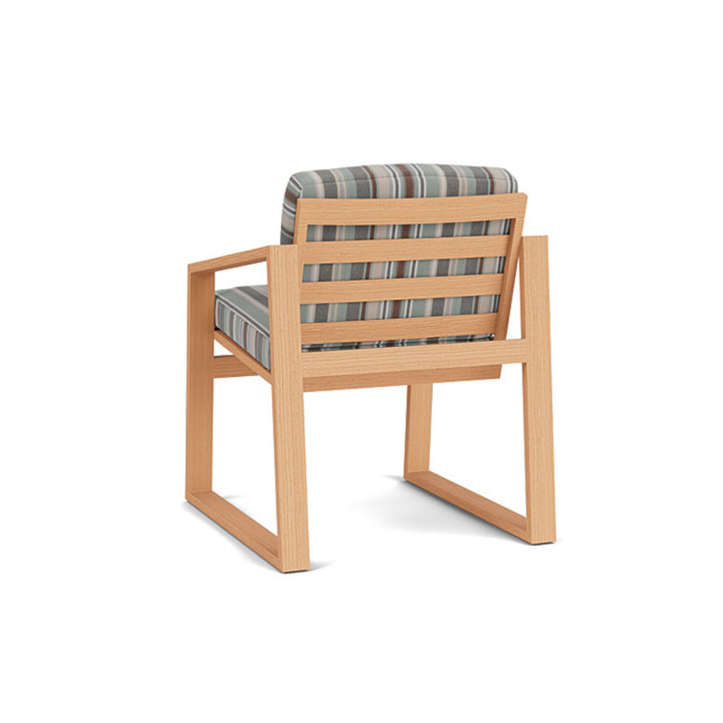Pursuit Outdoor Dining Armchair, Lima Heron