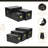 Sable Set of 3 Trunks with Gold Handles-2046904637