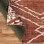 Tapis orange lavable à la machine Kentre Jax-298490874-329375171