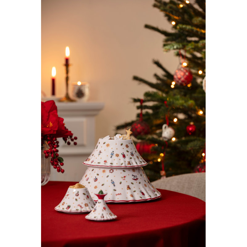 Boîte à biscuits Villeroy & Boch Toy's Delight de Noël, en forme de sapin
