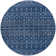 Modern Farmhouse Moroccan Geometric Dark Blue Area Rug