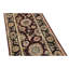 Manchuria Wool Oriental Area Rug in Black/Wine