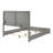 Panel Bed LED Headboard Grey High Gloss-1365320811