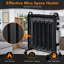 Costway 4000 BTU Electric High Efficiency Radiator Space Heater with Adjustable Thermostat
