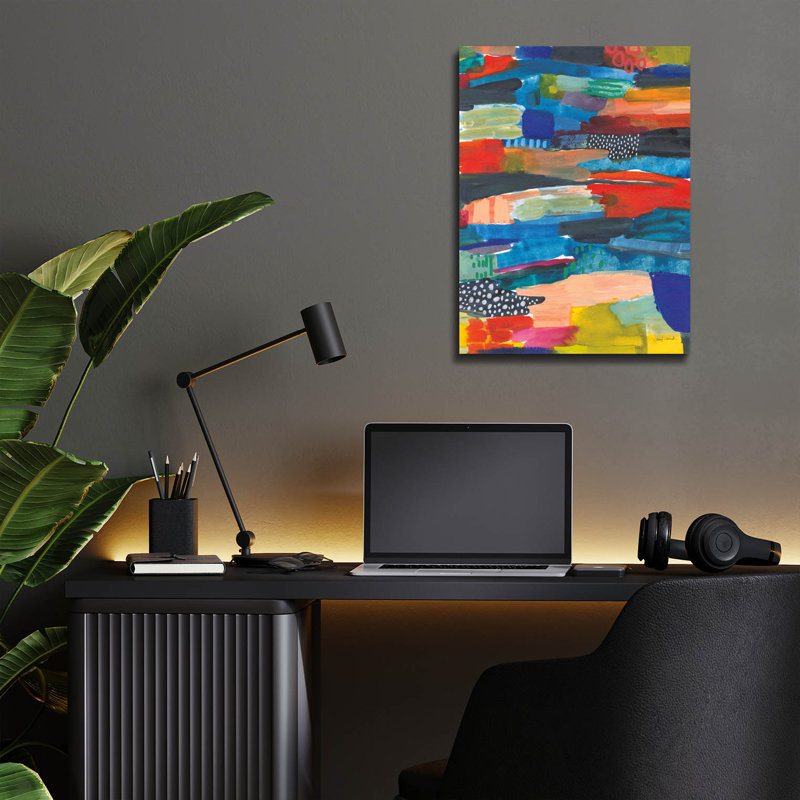 «Nocturn 1» par Cheryl Warrick, art mural en verre acrylique, 12 po x 16 po