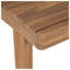 Ensemble repas d'extérieur 7 pièces avec table en bois d'acacia de 69 pouces et 6 chaises avec accoudoirs en corde, beige