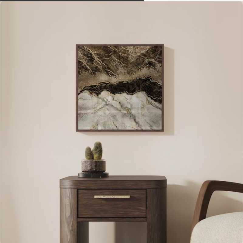 Ashley Luxe Striated Stone Giclée Canvas