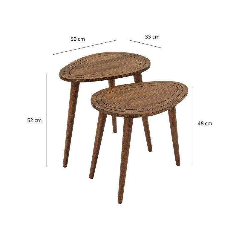 Tasen Coffee Table, Walnut