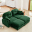 Canapés modulaires en nuage, tissu chenille de qualité supérieure avec coussins décoratifs moelleux, coussins touffetés, dossier en mousse haute densité, conception ergonomique, accoudoirs élégants et faciles à installer, convient aux chambres à coucher