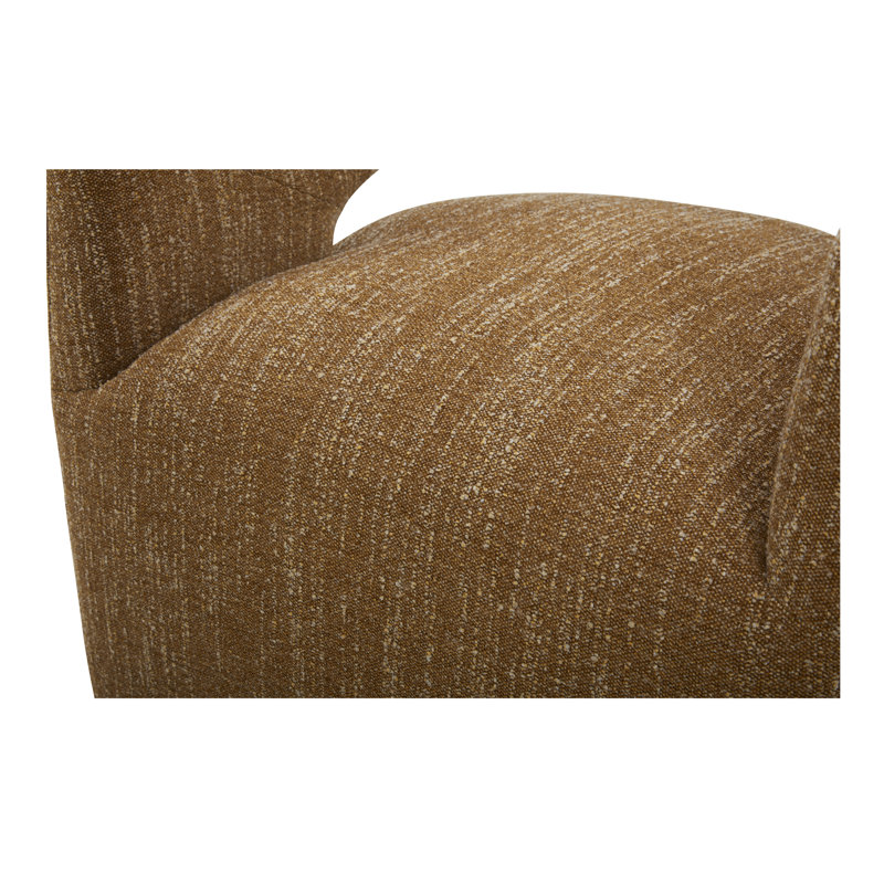 Barrow Rolling Dining Chair Amber Glow, Amber