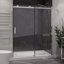 Porte de douche coulissante simple sans cadre 60 "x H 76" Rhodes-52233377