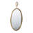Iron Frame Vertical Round Mirror
