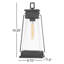 Arcadia Aged Copper Bronze 1 -Bulb 19.25" H Outdoor Hanging Lantern
