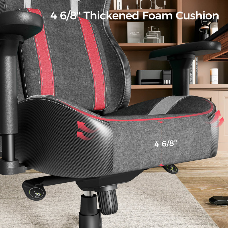 "Official Blast Competition Chair" Python II, Ergonomic Chair, Dark Gray/Red/White