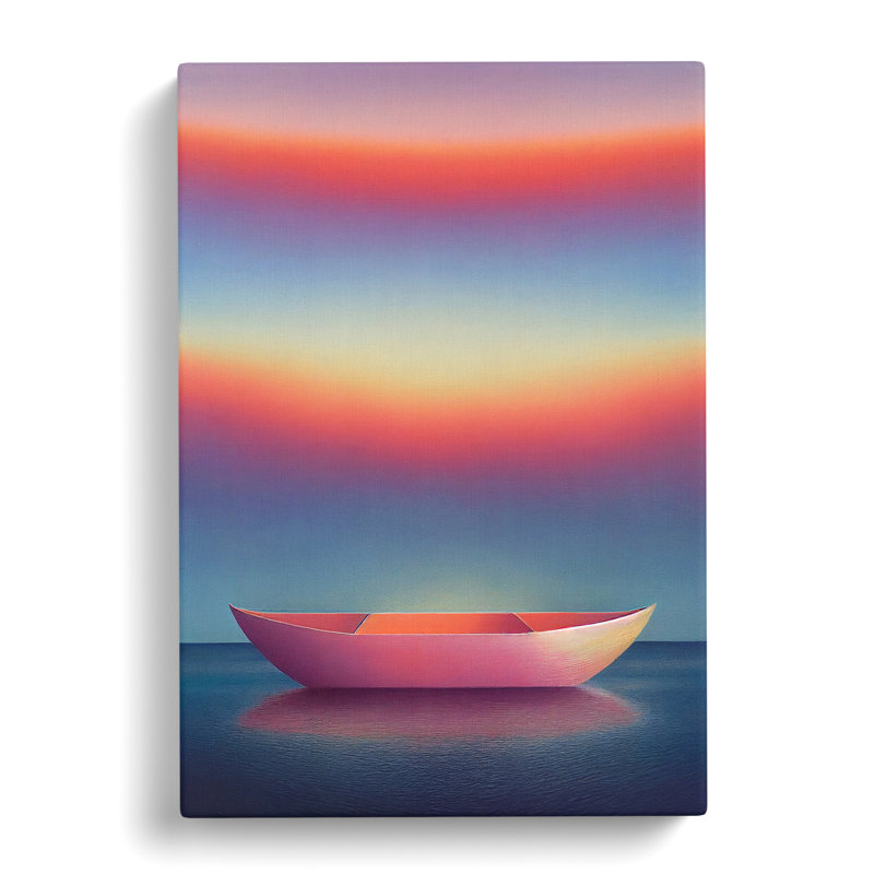 XC1022-1861X Dreamy Boat - Wrapped Canvas Print, 60cm H x 40cm W x 3cm D