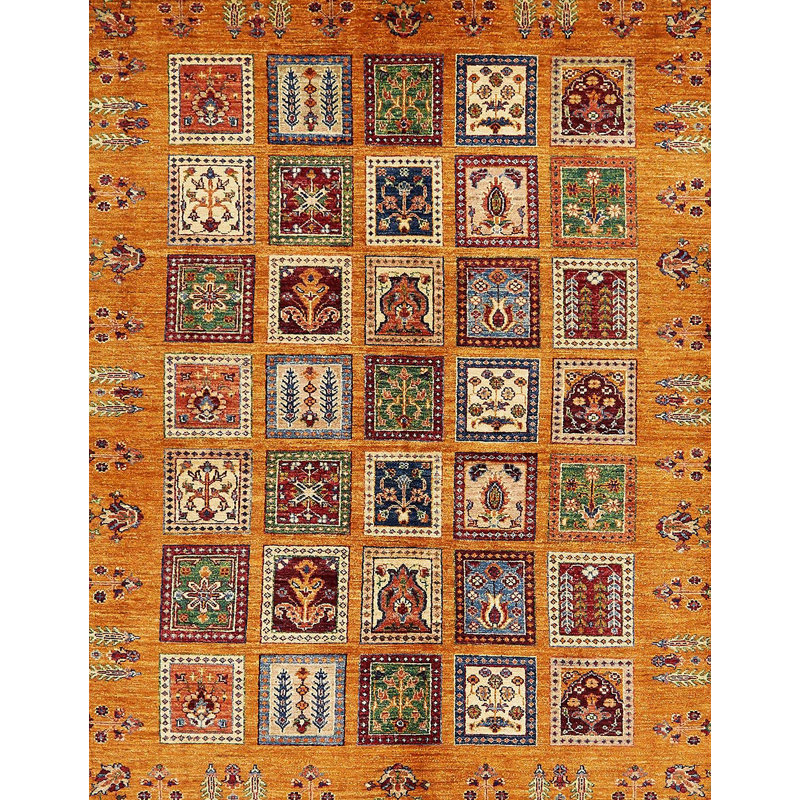 Abstract Indoor Rug, Rectangle 7' x 9'