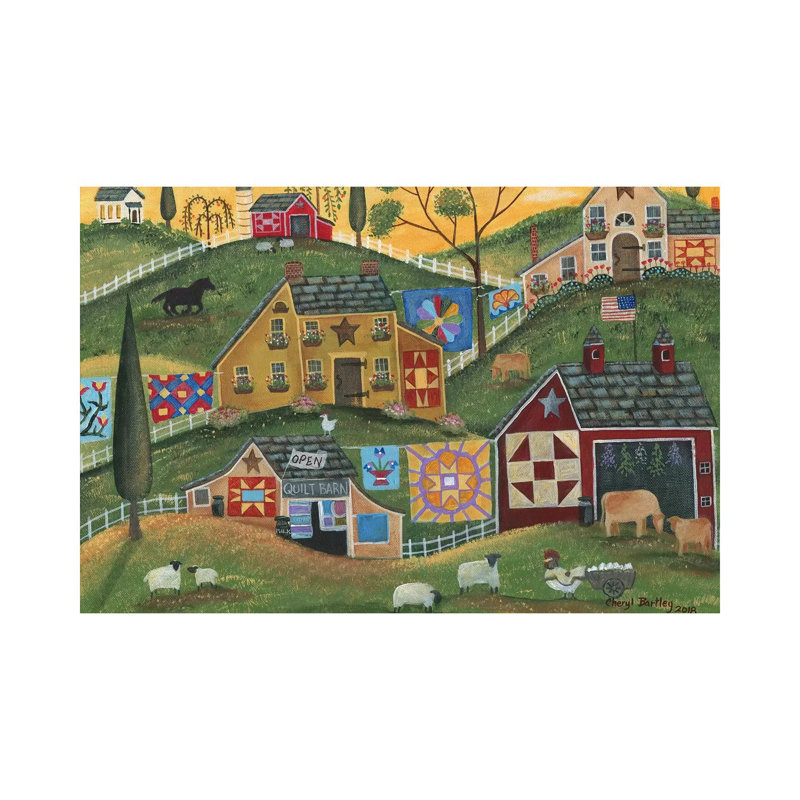 Courtepointe Country, H 12 po x l 18 po x 1,5 po