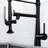 Single Handle Pre-Rinse Kitchen Faucet - Heavy Duty Commercial Matte Black Cross Pull Down Sink Style Bolt-1559235934