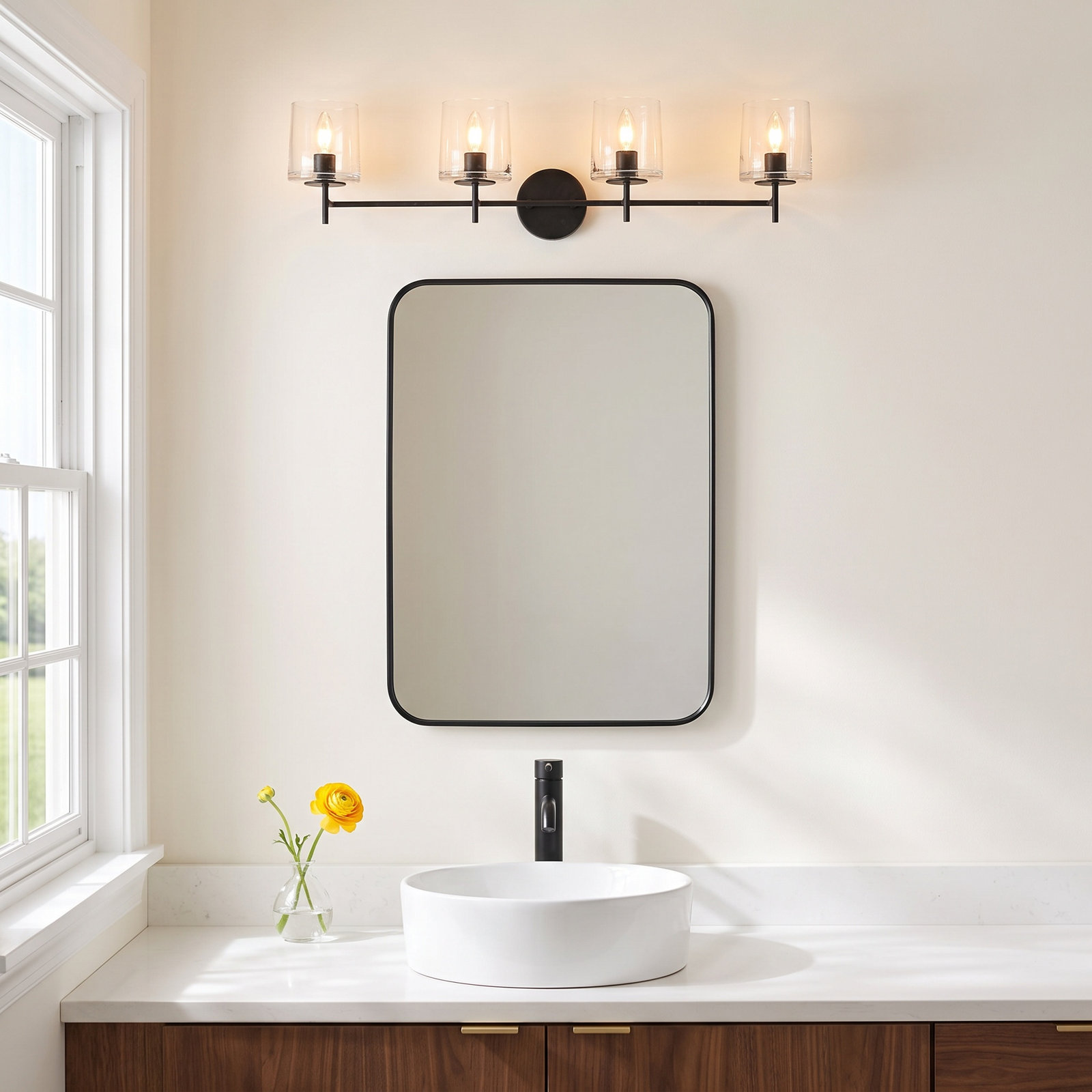 Marietta Dimmable Iron Vanity Light, 4