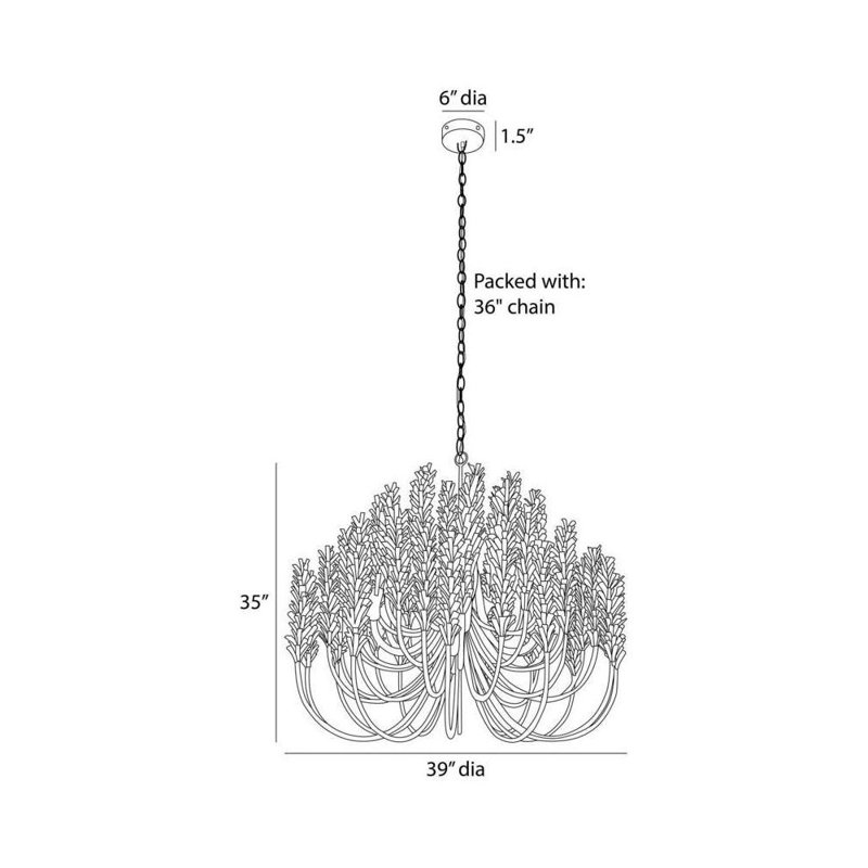 Kaia 6 - Light Chandelier