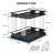  2pcs Pull-out Spice Rack, Double-layer, Acrylic, Cabinet Spice Storage, Height-adjustable Kitchen Seasoning Rack, Easy Installation