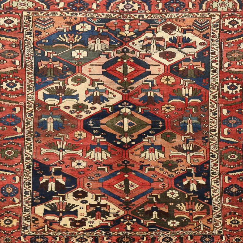 Oriental Indoor Rug, Square 5'