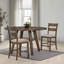 Ensemble de table de salle à manger à hauteur de comptoir extensible Horizon avec chaises rembourrées (7 pièces)-133656828