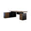 Bureaux rectangulaires en bois massif noyer-107970650-107970655