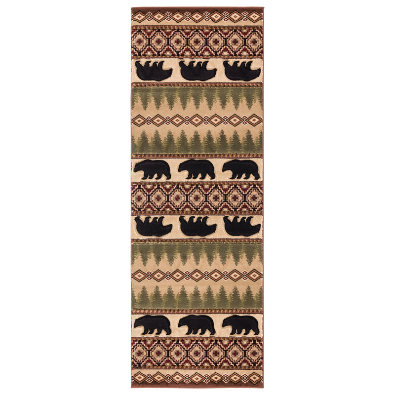 Tapis beige Estepp, Tapis de passage : 2 pi 7 po x 7 pi 4 po