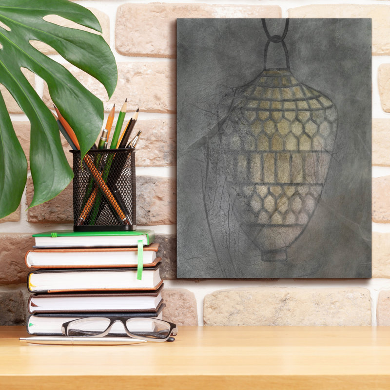Toile épique Graffiti «Crepe Lantern 1» par Vanna Lam, 12 po x 16 po, H 16 po x l 12 po