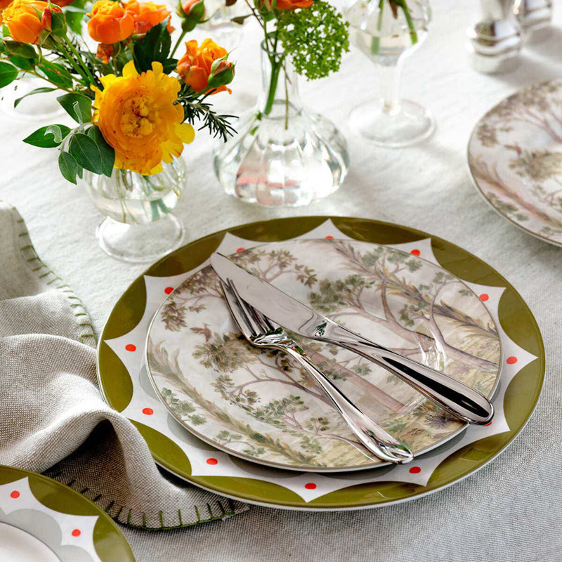 11" Geo Dinner Plate