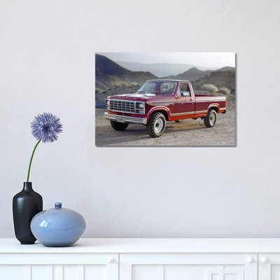 1980 Ford F-250 Ranger by Unknown Artist - Wrapped Canvas Print