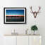Fuchsia Sky Above the Mountains in Abstract - Picture Frame Graphic Art Print-55723998-55724004