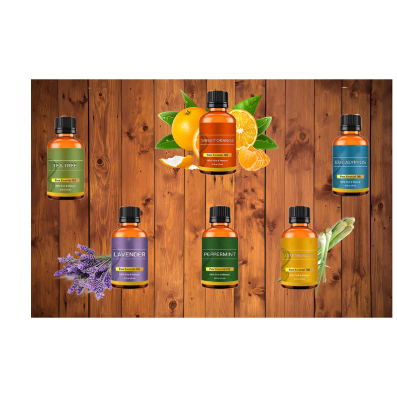 Ensemble d'huiles essentielles 6 pièces
