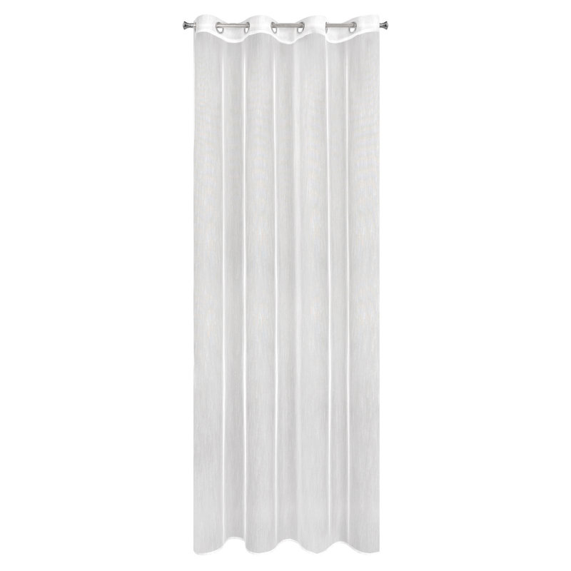 Kataleia Sheer Curtain, 250cm H x 350cm W, White