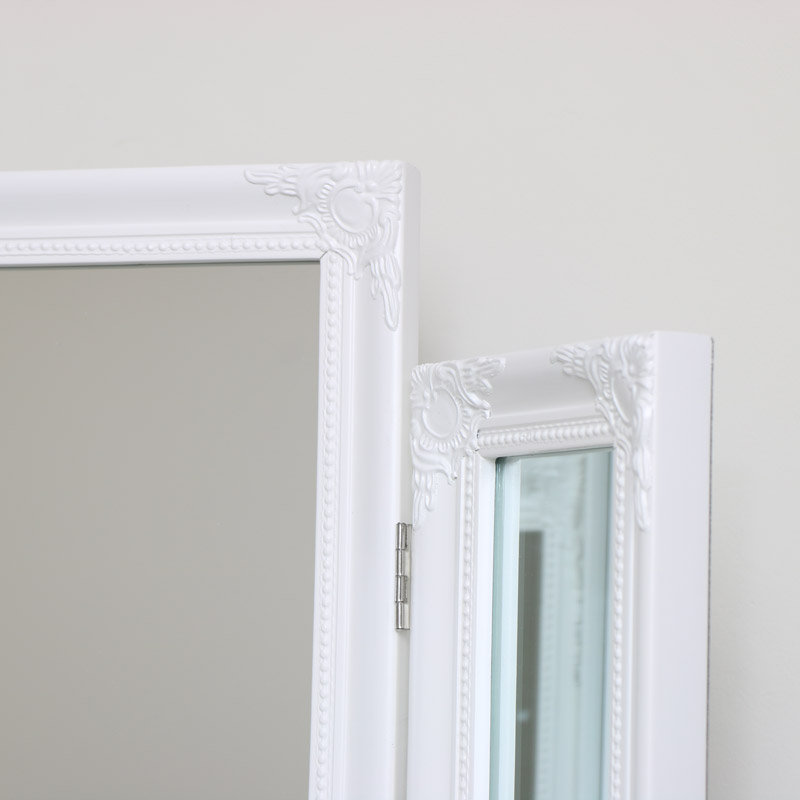 Coll Flat Floor Mirror, White