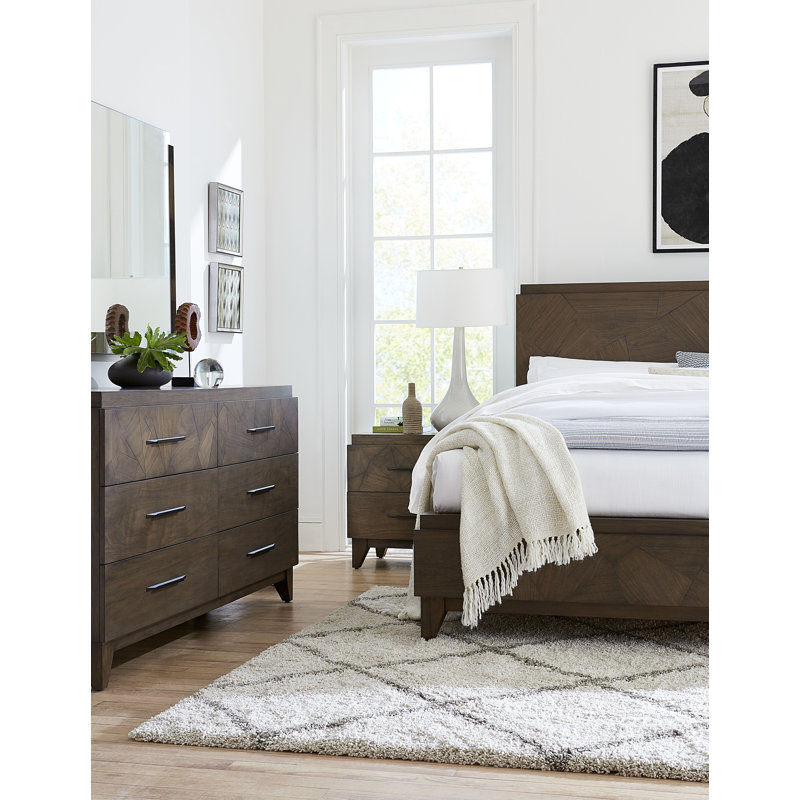 Huascar Solid Wood Standard Bed, California King