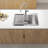 Stainless Steel Drop-In Sink 33X22x10" - Single Bowl, T304 Steel, Rust & Stain Resistance, Easy To Clean With Brush Head, R10 Radius Corners Bowl Kitchen Material, Surface, Freshen Up,
