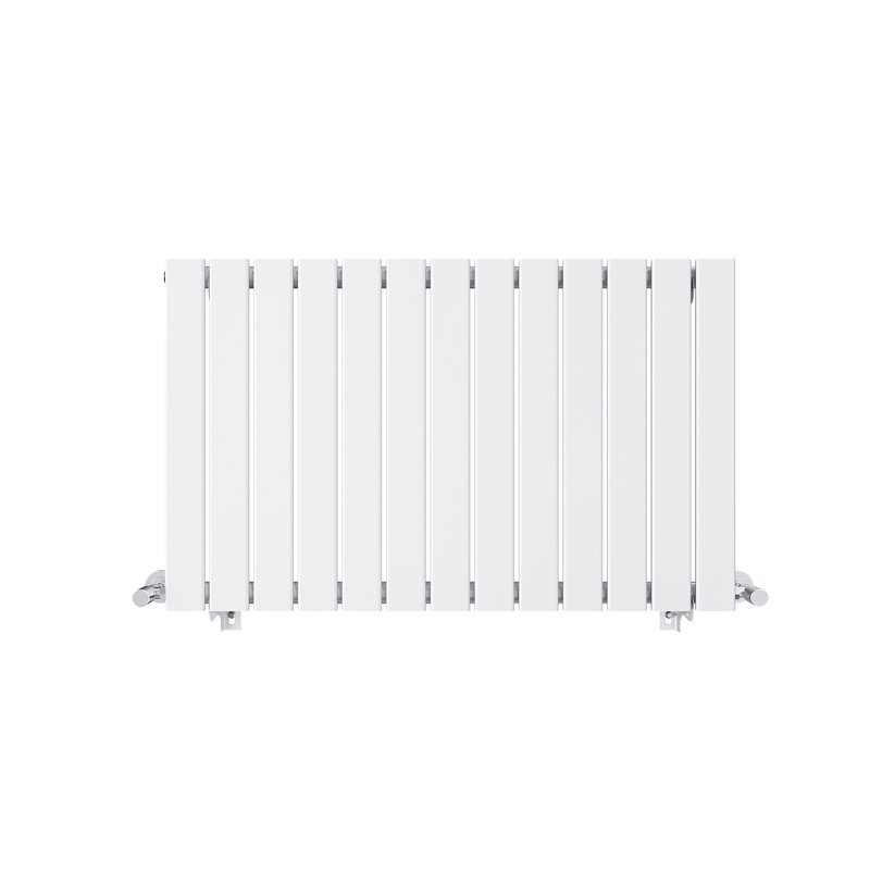 Sydnee Horizontal Designer Radiator, 60cm H x 98.8cm W x 4.9cm D, White