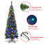 8.01' H Lighted Artificial Christmas Tree