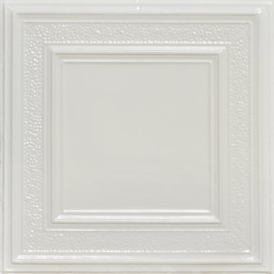 Carreau de plafond en fer-blanc clouté 2 pi x 2 pi Country Cork