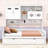 Westerville Wooden Daybed With Trundle,and All-in-One Cabinet and Shelf-194024167-194024164