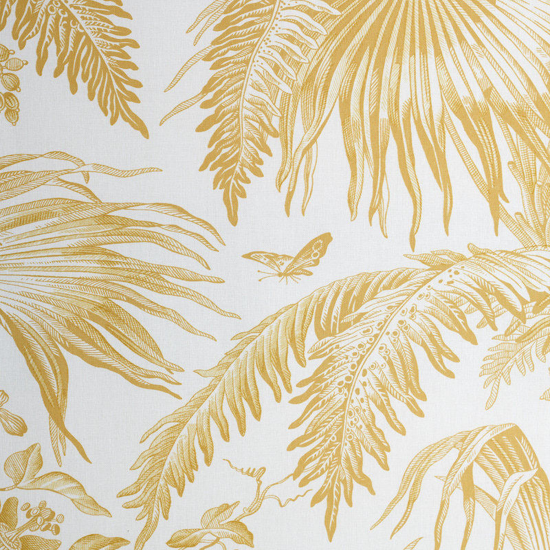 Tissu 100% coton Toile Tropique, Doré