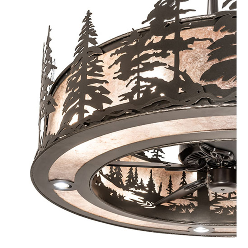 Tall Pines Downrod Ceiling Fan