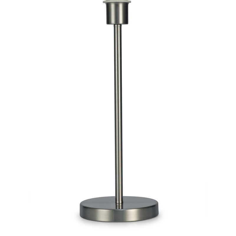 Lisette Metal Lamp Base Lamp, Silver
