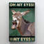 «Donkey Oh My Eyes», impression sur toile tendue-1610051627