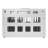 Laptop & Tablet Charging Cabinet - 16, Lockable, White, For Office, Classroom, , With Managed Portable Cord Organization 16 Devices Space Fits Different Laptop/Tablet Models-1709275669