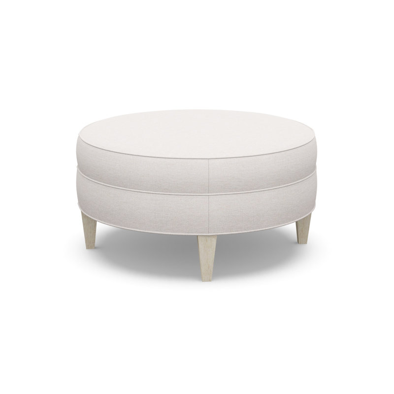 Round Ottoman, 8938-45, Sandstone