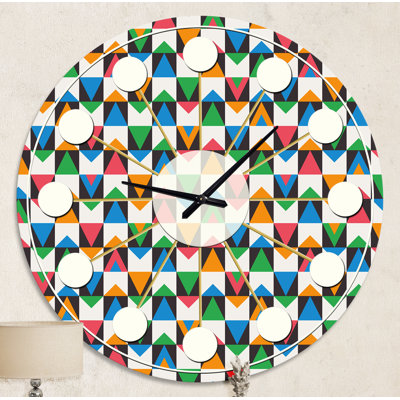 Horloge murale rétro Mid-Century