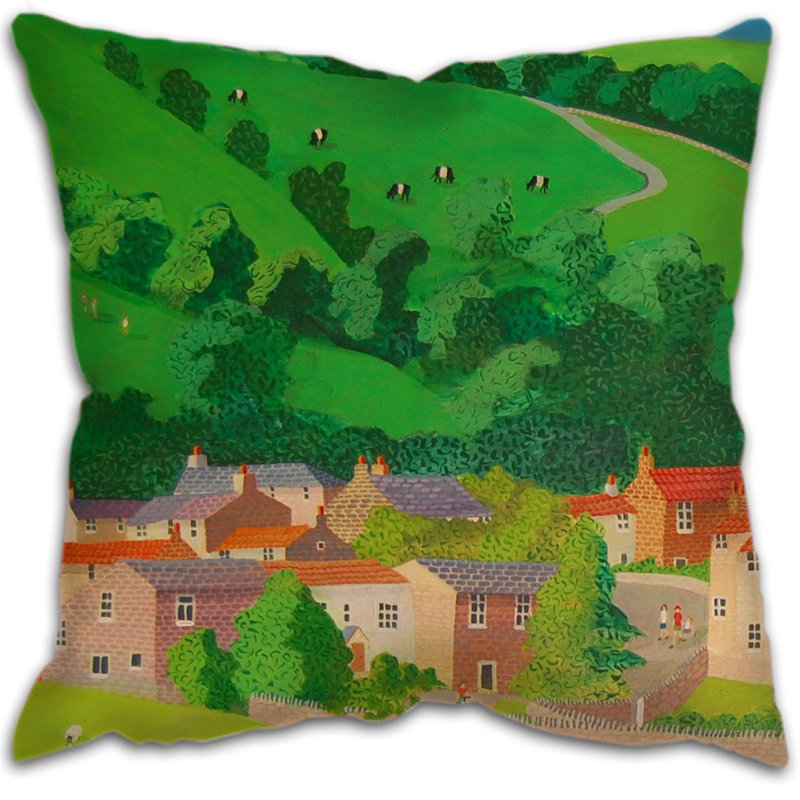 Colne Square Throw Cushion, 58 cm H x 58 cm W x 23cm D